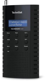 TechniSat TechniRadio Solar portable DAB+ en FM radio met ingebouwde zonnepaneel en oplaadbare accu, blauw