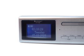 Soundmaster Elite Line UR2195SI stereo onderbouw keuken / slaapkamer radio met DAB+, FM, CD, USB en Bluetooth