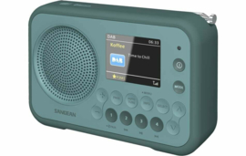 Sangean DPR-76 BT draagbare en oplaadbare radio met DAB+, FM en Bluetooh, blauw