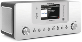 TechniSat DigitRadio 574 IR stereo tafelradio met WIFI internet, DAB+ digital radio, USB, zilver