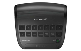 Sangean Fusion 110 (RCR-11 WF) stereo wekkerradio met internetradio, USB en DAB+