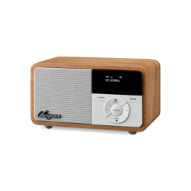 Sangean DDR-7X mini DAB+ en FM radio met Bluetooth ontvangst, Light Wood