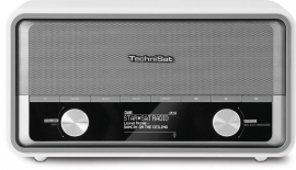 TechniSat DigitRadio 520 retro internetradio met DAB+, Bluetooth en Spotify, wit