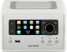 sonoro RELAX SO-810 V2 internetradio met DAB+, FM, Spotify, Bluetooth en USB, wit