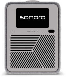 Sonoro Atron STEREO internetradio met DAB+, FM, Spotify en Bluetooth, Parelgrijs - Zilver