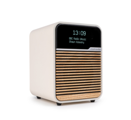 Ruark Audio R1 Mk4 deluxe tafelradio met DAB+, FM en Bluetooth, Light Cream