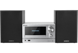 Kenwood M-7000S stereo smart Hi-Fi systeem met DAB+ en FM radio, internetradio, CD, USB, Bluetooth en Spotify, zilver