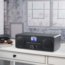 Hama DR1560CBT stereo DAB+ radio  met FM, Bluetooth en CD speler