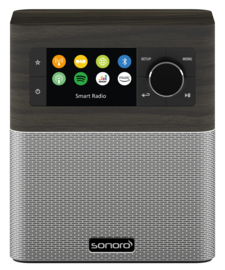 sonoro STREAM X internetradio met DAB+, FM, Bluetooth en USB, oak - silver