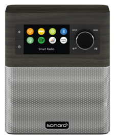 sonoro STREAM X internetradio met DAB+, FM, Bluetooth en USB, oak - silver, OPEN DOOS