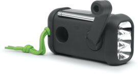 Muse MH-08 MB nood radio op zonne-energie en zaklamp, met Bluetooth ontvangst