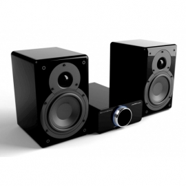 Scansonic S4 mini luidsprekers, zwart