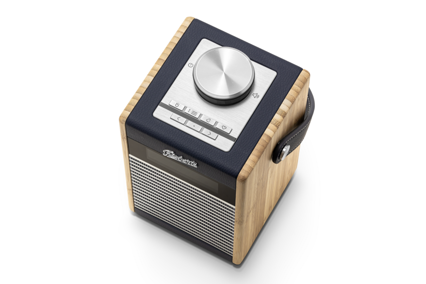 Roberts Rambler Midi portable retro DAB+ radio met FM en Bluetooth, Navy Blue