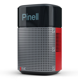 Pinell North oplaadbare stereo DAB+ radio met FM, internetradio, Podcasts, Spotify Connect en Bluetooth, sunset red