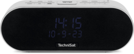 TechniSat DigitRadio 53 BT hoogwaardige stereo wekker radio met DAB+, FM en Bluetooth, lichtgrijs