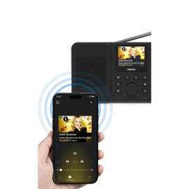 Hama DIR10 stereo compacte DAB+, FM en internet digitale radio met Bluetooth ontvangst