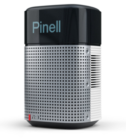 Pinell North oplaadbare stereo DAB+ radio met FM, internetradio, Podcasts, Spotify Connect en Bluetooth, ice white