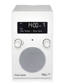 Tivoli Audio Model PAL+ BT oplaadbare radio met DAB+, FM en Bluetooth, wit