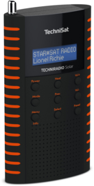TechniSat TechniRadio Solar portable DAB+ en FM radio met ingebouwde zonnepaneel en oplaadbare accu, oranje