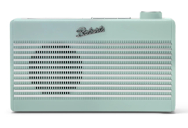 Roberts Rambler Mini retro DAB+ radio met FM en Bluetooth met oplaadbare accu, Duck Egg