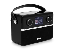 Roberts Stream 94i PLUS stereo internetradio, DAB+, FM, USB, Spotify en Bluetooth, zwart INCLUSIEF ACCU