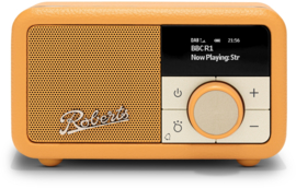 Roberts Revival Petite 2 mini DAB+ en FM radio met Bluetooth ontvangst, Sunburst Yellow