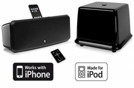 Boston i-DS3 Plus (iPod, iPhone Speakers + SubWoofer, Zwart)