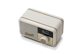 Roberts Revival Petite 2 mini DAB+ en FM radio met Bluetooth ontvangst, Pastel Cream