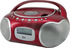 Soundmaster SCD4200RO DAB+ en FM stereo boombox radio met CD en USB speler, rood