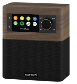 sonoro STREAM X internetradio met DAB+, FM, Bluetooth en USB, walnut-black