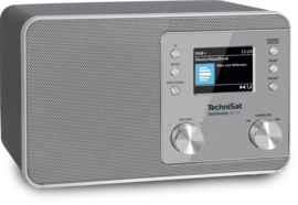 TechniSat DIGITRADIO 307 BT DAB+ en FM radio met Bluetooth audio streaming, zilver