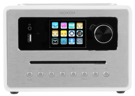 NOXON iRadio 500 CD alles-in-één radio met DAB+, FM en internetradio, USB, Bluetooth en CD, wit