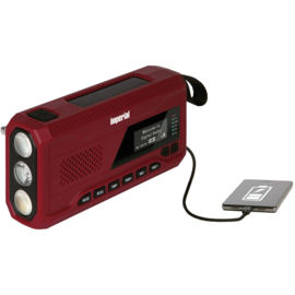 Imperial DABMAN OR 2 draagbare nood radio en lamp met DAB+, FM, Bluetooth en alarm