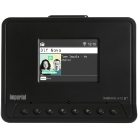 Imperial DABMAN i410 BT mini hifi tuner voor stereo installaties met internetradio, USB, DAB+, FM en Bluetooth, zwart