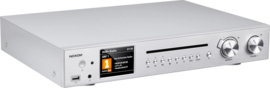 NOXON A 571 CD hifi stereo tuner met FM, DAB+, Bluetooth, USB, CD, Spotify en internetradio, zilver