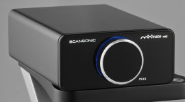 Scansonic A200 stereo versterker 2x 100 Watt RMS, zwart