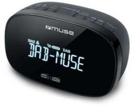 Muse M-150 CDB DAB+ en FM wekker klokradio met presets