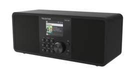 Telestar Top 250 stereo radio met DAB+, FM, Bluetooth, USB en Internet, zwart