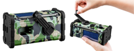 Sangean Survivor MMR-88+ Camouflage DAB+ radio met zonnepaneel en dynamo