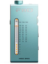 FIIO RR11 ultra compacte oplaadbare FM stereo radio, blauw