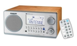 Sangean WR-2 (AM / FM radio, Zilver)