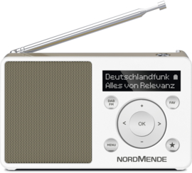 Nordmende Transita 100 oplaadbare draagbare DAB+ en FM radio