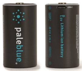 Pale Blue D oplaadbare batterijen, Li-Ion 11.100 mAh, set van 2