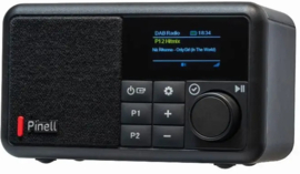 Pinell Compact oplaadbare DAB+ radio met FM en Bluetooth