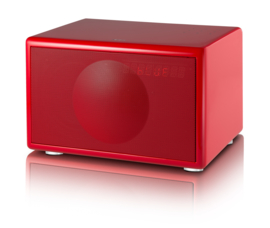Geneva Classic /S hi-fi speaker met FM / DAB + radio, Bluetooth en alarmklok, rood