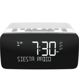 Pure Siesta Charge stereo DAB+ en FM wekker radio met Bluetooth ontvangst, Polar, OPEN DOOS