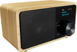 Sangean DDR-7 mini DAB+ en FM radio met Bluetooth ontvangst, Natural Wood
