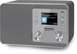 TechniSat DIGITRADIO 307 BT DAB+ en FM radio met Bluetooth audio streaming, zilver, OPEN DOOS