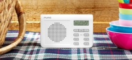 Pure One Mi Series II - mini digitale radio met DAB+ en FM - wit