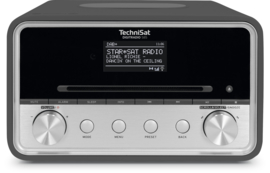 TechniSat DigitRadio 585 stereo internetradio met CD, USB, DAB+ en Bluetooth, antraciet